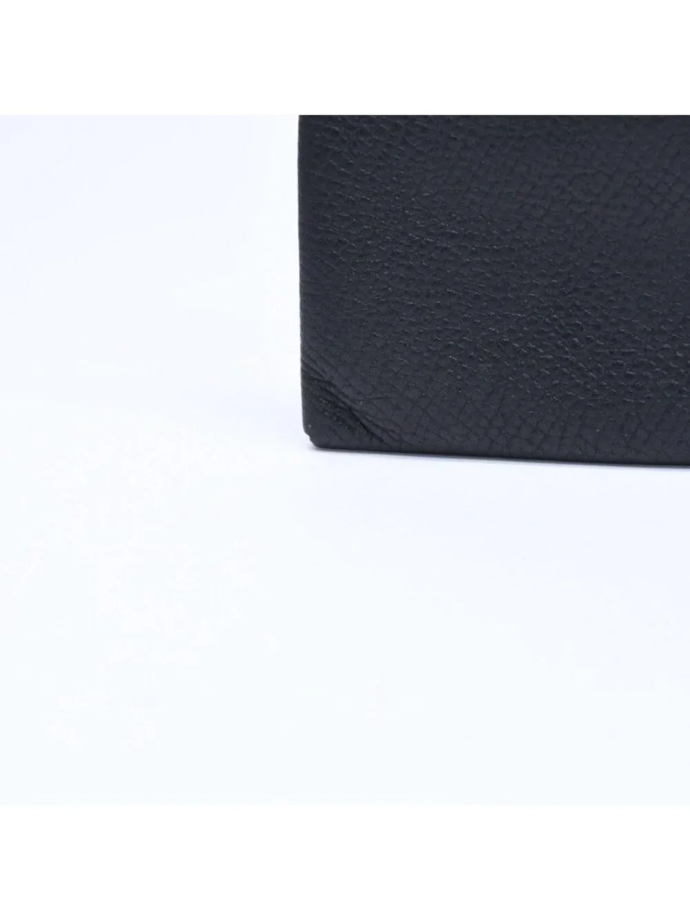 Hermes Wallet Coin Purse Bastia Veau Epsom Silver Black